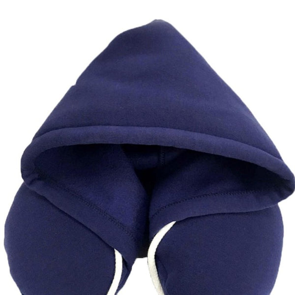 Hoodie Travel Pillow Soft Hooded U Cushions Travelling Pillows Body Neck Support For bathroom Auto man