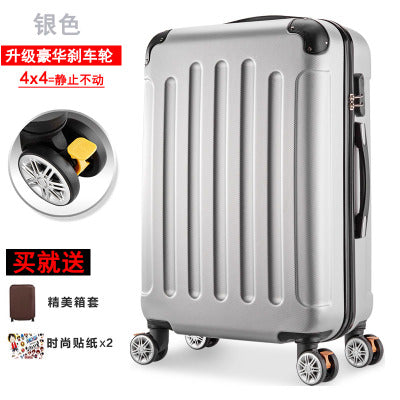Trolley Case ABS + PC 20 "24"Wheel Luggage Suitcase Lady Men's Travel Suitcase Student Adult Portable Suitcase Password Suitcase