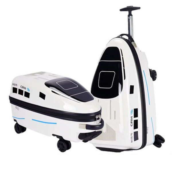 Kids scooter suitcase storage trolley luggage bag for children carry-on rolling luggage ride on trolley suitcase case on wheels