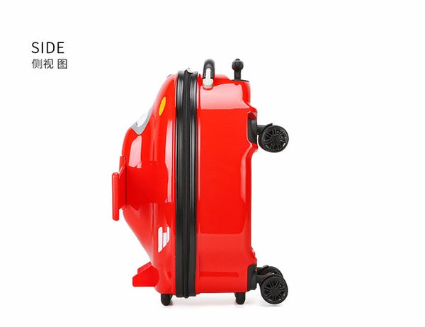 Kids scooter suitcase storage trolley luggage bag for children carry-on rolling luggage ride on trolley suitcase case on wheels