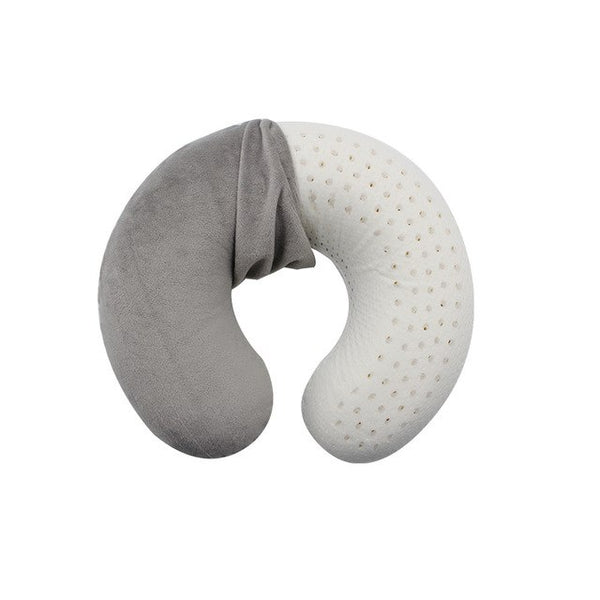 NOYOKE Neck Pillow Natural Latex U-shaped Travel Pillow Car Airplane Pillow for Neck