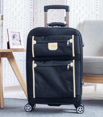 Oxford 24 Inch Travel Rolling Luggage Suitcase Business Travel Rolling baggage bags  Spinner suitcase Wheeled trolley Suitcase