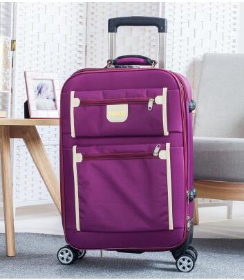 Oxford 24 Inch Travel Rolling Luggage Suitcase Business Travel Rolling baggage bags  Spinner suitcase Wheeled trolley Suitcase
