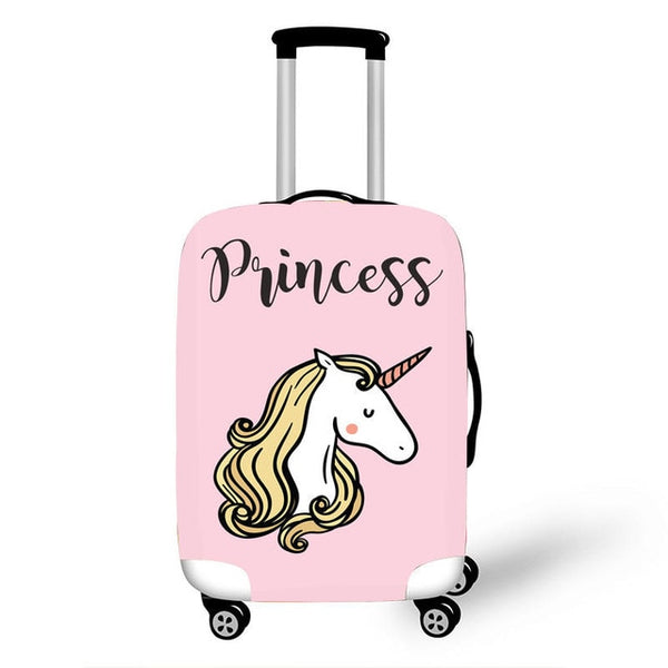Butterfly/Princess Unicorn/Camera/Airplane Cover for Suitcase Girls Dust-proof Travel Luggage Protective Covers Suitcase Cover