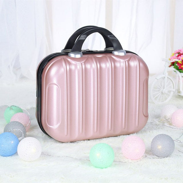 14 inch popular cosmetic case suitcase cute boarding mini suitcase suitcase short travel portable storage box