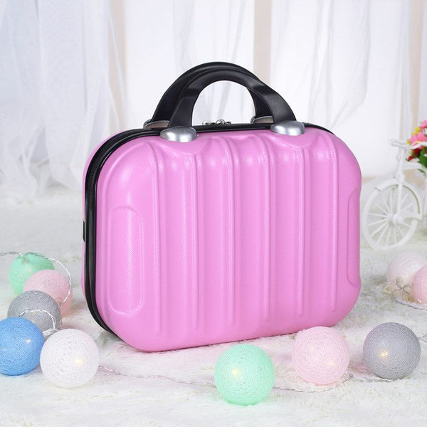 14 inch popular cosmetic case suitcase cute boarding mini suitcase suitcase short travel portable storage box