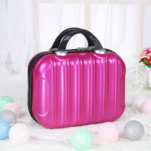 14 inch popular cosmetic case suitcase cute boarding mini suitcase suitcase short travel portable storage box