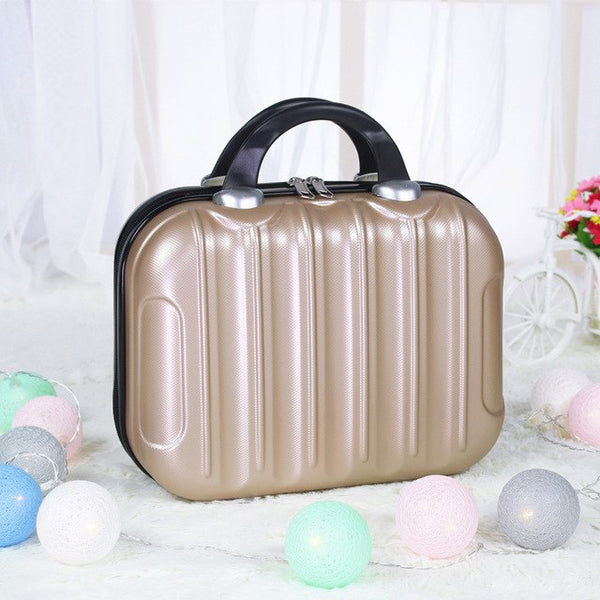 14 inch popular cosmetic case suitcase cute boarding mini suitcase suitcase short travel portable storage box